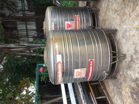 แทงค์น้ำสแตนเลส 2,000 ลิตร