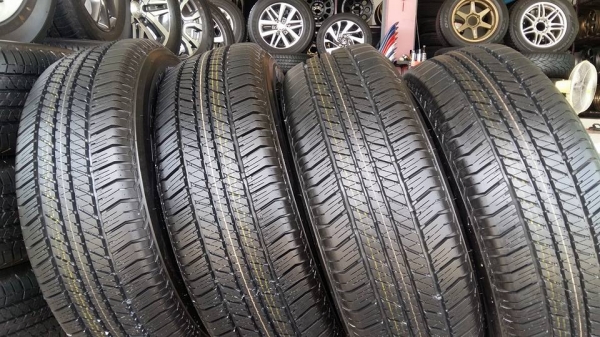 ขายยางป้ายแดงปี17 bridgestone dueler h/t 684ll 265/65r17