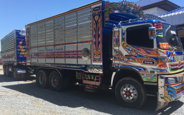 พ่วง 22 ล้อ HINO FM2P 380 แรง ปี 56 กระบะมิเนียมพืชไร่ - ดั้ม อู่ ส.สมบัติ ยางดี สภาพสวย พร้อมใช้ พร้อมโอน ราคา 2.7 ล้านต่อรอง