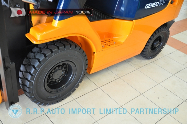 ขายรถโฟล์คลิฟท์มือสอง TOYOTA รุ่น 7FD15-18437 นำเข้าจากประเทศญี่ปุ่น 100\% ไม่เคยใช้งานในไทย