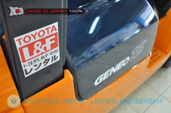ขายรถโฟล์คลิฟท์มือสอง TOYOTA รุ่น 7FD15-18437 นำเข้าจากประเทศญี่ปุ่น 100\% ไม่เคยใช้งานในไทย