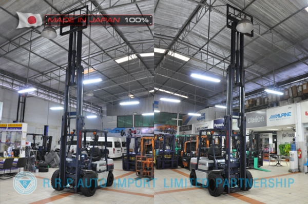 ขายรถโฟล์คลิฟท์มือสอง KOMATSU รุ่น FG30H-490448 นำเข้าจากประเทศญี่ปุ่น 100\% ไม่เคยใช้งานในไทย