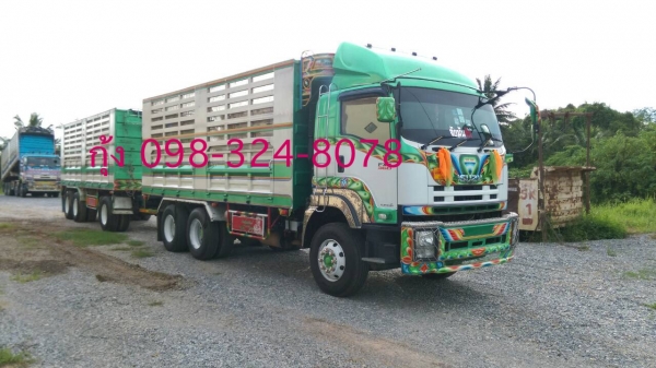 Isuzu 360 แรง ปลายปี 56 กระบะไม่ดัมพ์อู่ศิริทัตร์ ลูก 3 เพลาแท้ยาว 7 เมตร ยางใหม่ แอร์พร้อม สวยเดิมพร้อมใช้งาน #ยังไม่ได้ล้าง