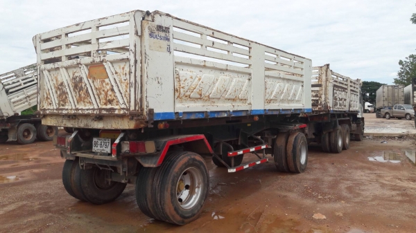 ขาย ISUZU 270 พ่วงแม่ลูก กระบะเหล็กสามมิตร รถปี 46