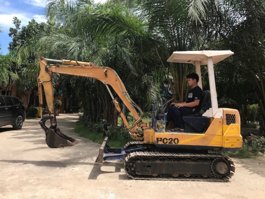 KOMATSU PC20-6 คอนโทลแน่น ปั้มแรง สวยเดิมจากญี่ปุ่น ทำงานสมบูรณ์ทุกระบบ รับรองไม่ผิดหวัง 185,000 เท่านั้น!!