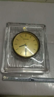 350บาทส่งฟรีโทร083-2000058นาฬิกาตั้งโต๊ะกรอบแก้วคริสตัลของญี่ปุ่น