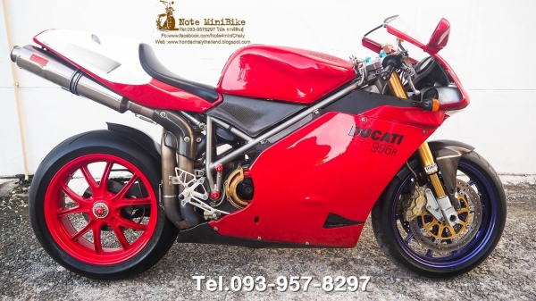 ขายด่วน DUCATI 996R รุ่นพิเศษ ราคา 1,000,000 บาท(฿) -ท่อ MOTO CORSE ราคา 160,000 -โช๊คหน้าแต่ง Racing -โช๊คหลังแต่ง OHLINS -ล้อแต่งหน้าหลังหมดไป 130,000 -แมกนีเซียมอัลลอยด์ -เกียร์โยง -ชุดคลัช Slipper clutch -ทะเบียน100\% โอนขนส่ง สนใจโทร 093-957-8297 โน๊ต ขายด่วน DUCATI 996R รุ่นพิเศษ ราคา 1,000,000 บาท(฿) -ท่อ MOTO CORSE ราคา 160,000 -โช๊คหน้าแต่ง Racing -โช๊คหลังแต่ง OHLINS -ล้อแต่งหน้าหลังหมดไป 130,000 -แมกนีเซียมอัลลอยด์ -เกียร์โยง -ชุดคลัช Slipper clutch -ทะเบียน100\% โอนขนส่ง สนใจโทร 093-957-8297 โน๊ต