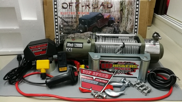 จำหน่าย วินซ์ TOP SPEED 12000LB ควบคุมด้วย รีโหมดสาย ยาว 3 เมตร และ รีโหมดไร้สาย Wireless ระยะไกล 200 เมตร