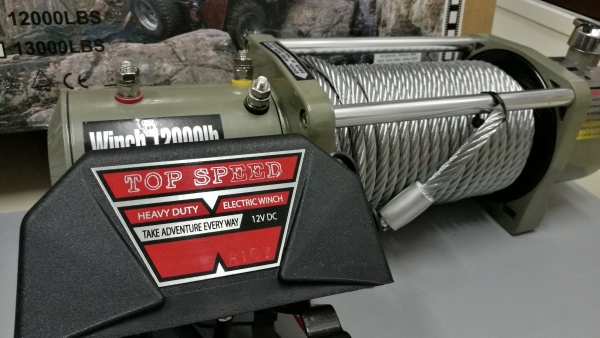 จำหน่าย วินซ์ TOP SPEED 12000LB ควบคุมด้วย รีโหมดสาย ยาว 3 เมตร และ รีโหมดไร้สาย Wireless ระยะไกล 200 เมตร