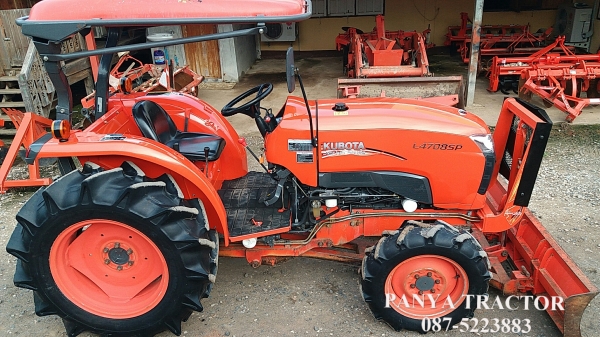 รถเข้าใหม่#ปัญญาแทรคเตอร์..จัดมาให้ครับ ด่วน 469,000บาท.คูโบต้าL4708SPใบมีดคานล่างพร้อมโรตาลี่182 สภาพพร้อมใช้ จัดส่งอำเภอแม่สอดจังหวัดตาก