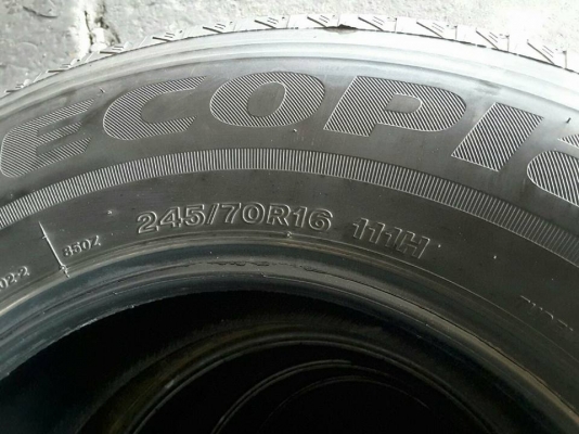 บริสโตน Ecopia 245-70-16 ปลายปี15 สวยๆ 1ชุด บริสโตน Ecopia 245-70-16 ปลายปี15 สวยๆ 1ชุด