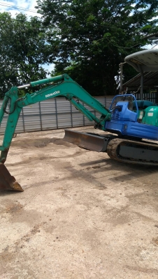 รถแบคโฮ KOMATSU 20FR-2 รถเก่านอกพึ่งนำเข้า คอนโทลน้ำมัน ปั๊มนิ้ว มีระบบเต่ากระต่าย ไฟฟ้าครบ ชม.ทำงาน 4000 ชม. พร้อมใช้งาน