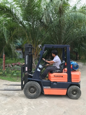 ขายFORKLIFT TOTOTA รุ่น5FG20(2ตัน)(2ระบบ) สวยเดิมจากญี่ปุ่น ยังไม่เคยใช้ในไทย 140,000เท่านั้น!!