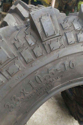 ขายยาง 33x10.5 R 16 ของใหม่ถูกๆสำหรับขาลุย