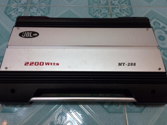แอมป์คลาสเอบี2ch JOL ขาย 1450 บาทใช้งานปกติทุกชิ้น สนใจ0892425454 อยู่สระบุรี