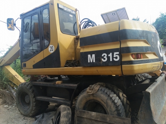 ขายแล้วค่ะ❌รถแบคโฮล้อยาง CAT M315