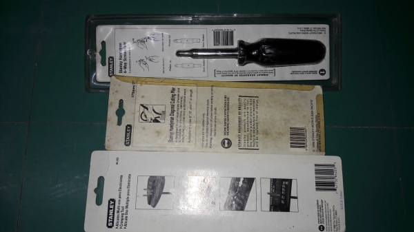 ขายเครื่องชุด4ชิ้น STANLEY MADE IN USA.+ TAIWAN. เก่าเก็บ