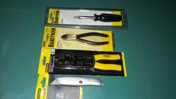 ขายเครื่องชุด4ชิ้น STANLEY MADE IN USA.+ TAIWAN. เก่าเก็บ