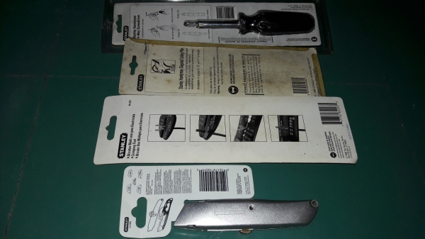 ขายเครื่องชุด4ชิ้น STANLEY MADE IN USA.+ TAIWAN. เก่าเก็บ