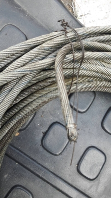 ลวดสลิงไส้เหล็ก ขนาด 9 mm.