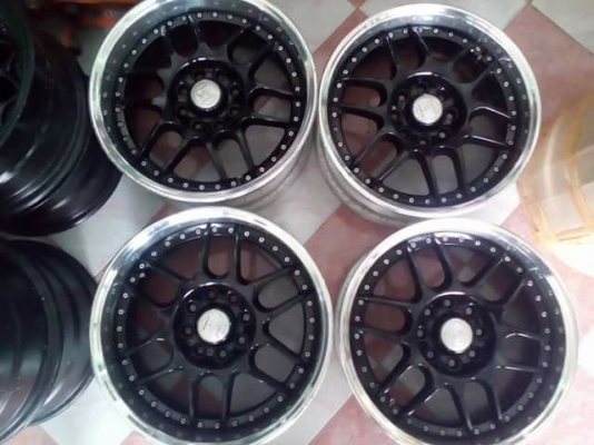 W work แท้ แยกชิ้น 16 หน้า 7 หลัง 8 pcd. 4 รู 114 off39