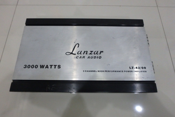 เพาเวอร์รถยนต์ Lanzar 2CH รุ่น LZ-42-00 กำลังขับสูงสุด 3000 วัตต์ มือสอง สภาพดี