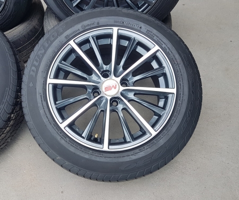 ขายล้อมือ2 MS ขอบ15 4รู100 พร้อมยาง 4 ล้อ