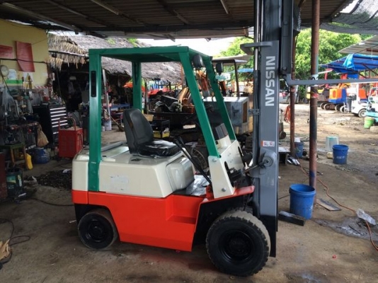 รถยกนิสสัน 1.5 ตันเบนซิน สภาพดีเก่าญี่ปุ่นมีใบอินวอย