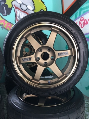 (ล้อแท้).ปี2001.#Te37.17หน้า8.5 of.30 หลัง9.5 of.35+บริสโตน re003 ฿48,000บ.โทร.0879050181.ส่งได้ทั่วไทย