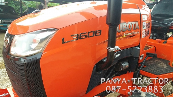 รถเข้าใหม่#ปัญญาแทรคเตอร์..จัดมาให้ครับ ด่วน 290,000บาท.คูโบต้าL3608ใบมีดคานล่างพร้อมผาน6x22CMT สภาพพร้อมใช้