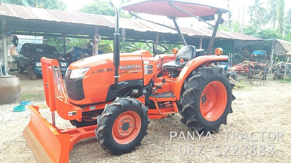 รถเข้าใหม่#ปัญญาแทรคเตอร์..จัดมาให้ครับ ด่วน 290,000บาท.คูโบต้าL3608ใบมีดคานล่างพร้อมผาน6x22CMT สภาพพร้อมใช้