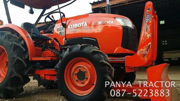 รถเข้าใหม่#ปัญญาแทรคเตอร์..จัดมาให้ครับ ด่วน 290,000บาท.คูโบต้าL3608ใบมีดคานล่างพร้อมผาน6x22CMT สภาพพร้อมใช้
