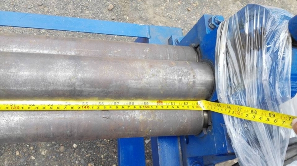 ** SOLD ** เครื่องม้วนเหล็กแผ่น 5 ฟุต เพลาตัน ม้วนหนา 3 มม ไฟ 380V ใหม่พร้อมใช้ ** SOLD ** เครื่องม้วนเหล็กแผ่น 5 ฟุต เพลาตัน ม้วนหนา 3 มม ไฟ 380V ใหม่พร้อมใช้