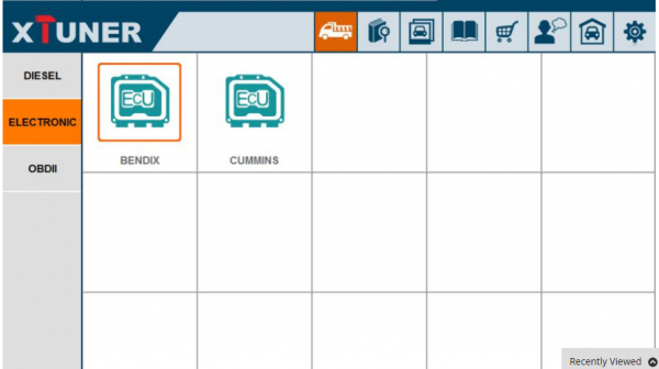 XTUNER- T1 เครื่องสแกนรถบรรทุกและจักรกลหนัก