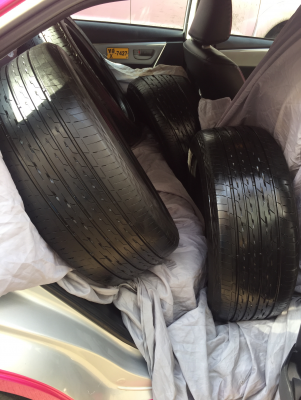 ยาง Bridgestone 245 50 18 ปี17 ดอกเต็ม ไม่มีปะ เนื้อนิ่มๆ ใช้ยาว ราคาไม่แพง