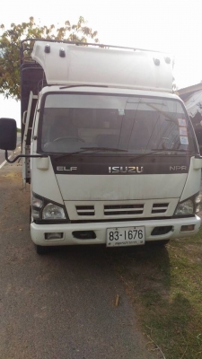 ขาย NPR 130 แรงปี &#039;50 กระบะ 5 เมตร พร้อมคอกเหล็กสวยๆ ขาย 585,000-