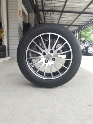 ขายล้อYACHIYODA ขอบ15 4รู100  ยางปี15  4ล้อ