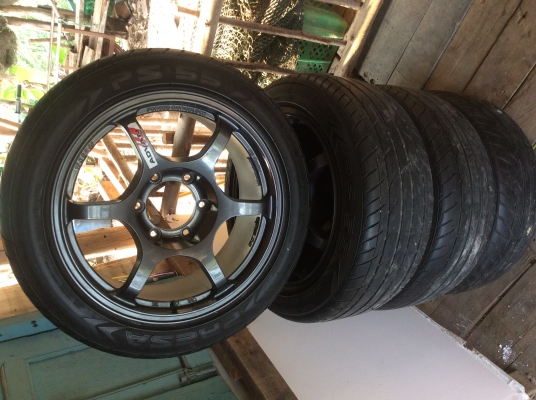 ขายล้อแม็กพร้อมยาง ขอบ17ใส่รถ6รู