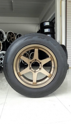 ล้อใหม่TE37 ขอบ18 6รู  พร้อมยาง NITO NT420 4 ล้อ