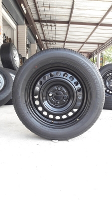 ล้อกะทะ 4รู พร้อมยาง175/65/15  4 ล้อ