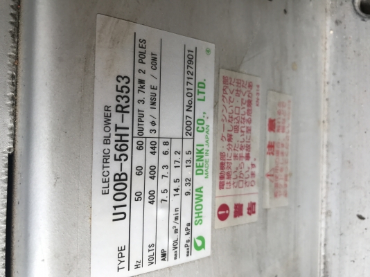 ขายริงโบลเออร์ 5 แรง 380v. ขายริงโบลเออร์ 5 แรง 380v.