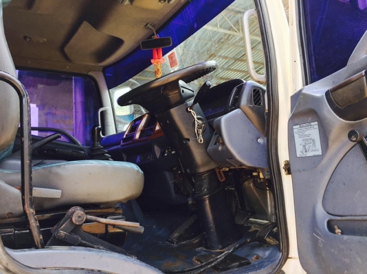 Hino 320 แรง ปี 51 กระบะดัมพ์สามมิตร มีระบบลากพ่วง รถวิ่งอ้อยมา