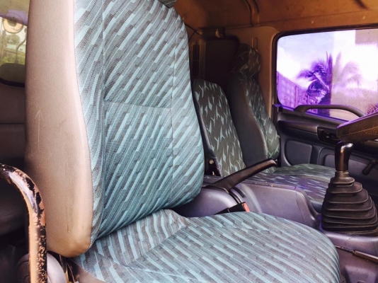 Hino 320 แรง ปี 51 กระบะดัมพ์สามมิตร มีระบบลากพ่วง รถวิ่งอ้อยมา