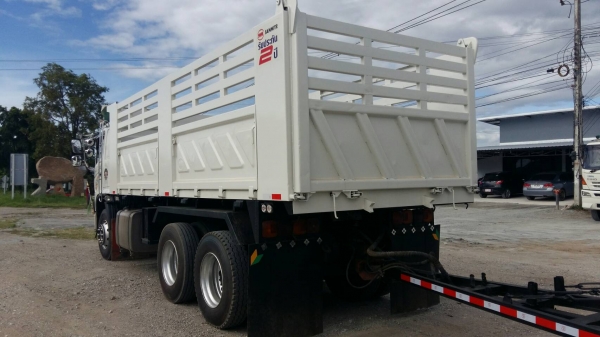 Hino 380 แรง ปี 56 แม่ลูกดัมพ์สามมิตร ลูก 3 เพลาแท้ ทะเบียนพร้อม