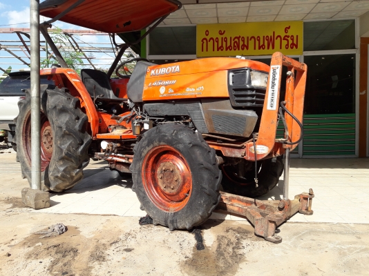 (ปิดการขายขอบคุณเสี่ยใหญ่จากหนองหงส์ บุรีรัมย์ )ขายคูโบต้า 4508Di พร้อมผาน 6  เอกสารพร้อม ไฮดลอลิคหน้าหลังดี 0857389138 ราคาต่อรองได้ เอกสารพร้อมโอน
