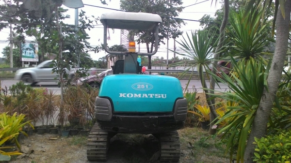 รถขุด KOMATSU PC20-7 ปกติรถใช้ขุดดินปลูกต้นไม้ รถเก่าญี่ปุ่นแท้