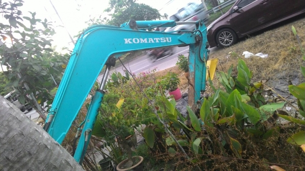 รถขุด KOMATSU PC20-7 ปกติรถใช้ขุดดินปลูกต้นไม้ รถเก่าญี่ปุ่นแท้