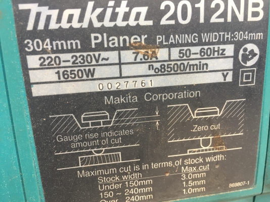 ขายเครื่องรีดไม้ MAKITA มือสอง สวยๆครับ ขายเครื่องรีดไม้ MAKITA มือสอง สวยๆครับ