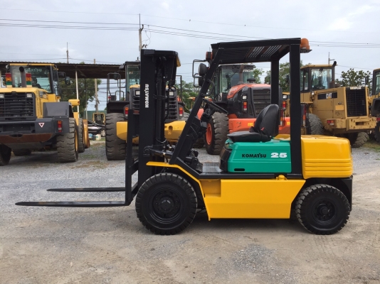 ขาย ฟอร์คลิฟท์ KOMATSU 2.5 ตัน เสาสูง 4.50 เมตร ญี่ปุ่นแท้ โทร.090-986-2521 อ๊อบ