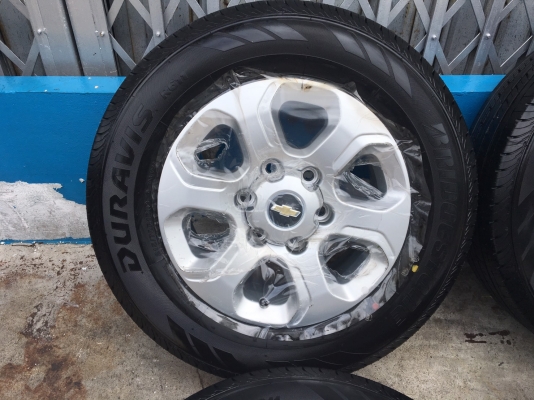 ล้อแม็กเชฟโรเลต พร้อมยาง 215-70-16 ปี17ป้ายแดง